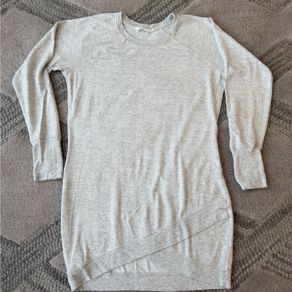 Athleta Light Gray Crew Neck Tunic